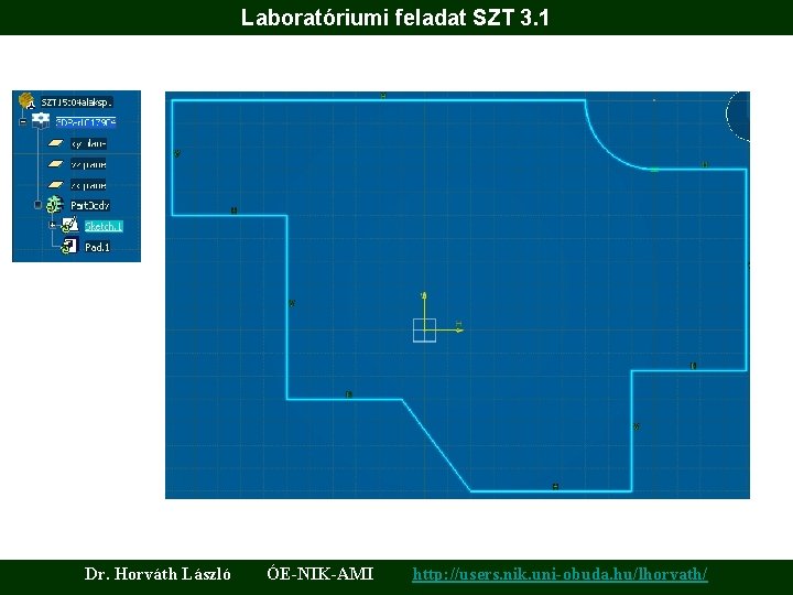 Laboratóriumi feladat SZT 3. 1 Dr. Horváth László ÓE-NIK-AMI http: //users. nik. uni-obuda. hu/lhorvath/