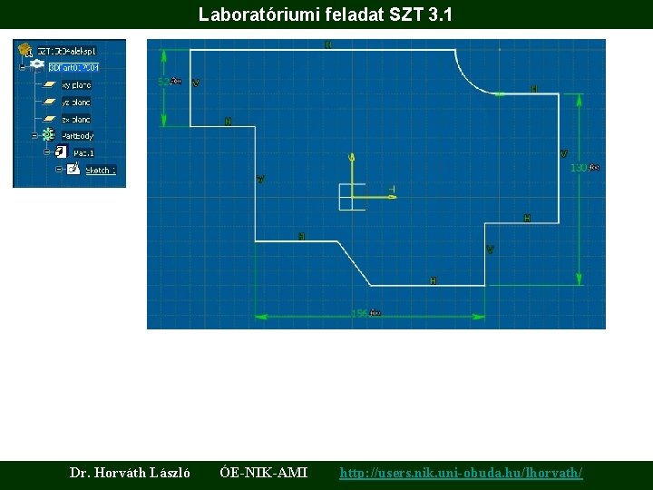 Laboratóriumi feladat SZT 3. 1 Dr. Horváth László ÓE-NIK-AMI http: //users. nik. uni-obuda. hu/lhorvath/