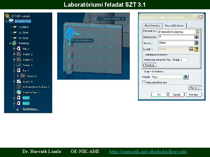 Laboratóriumi feladat SZT 3. 1 Dr. Horváth László ÓE-NIK-AMI http: //users. nik. uni-obuda. hu/lhorvath/