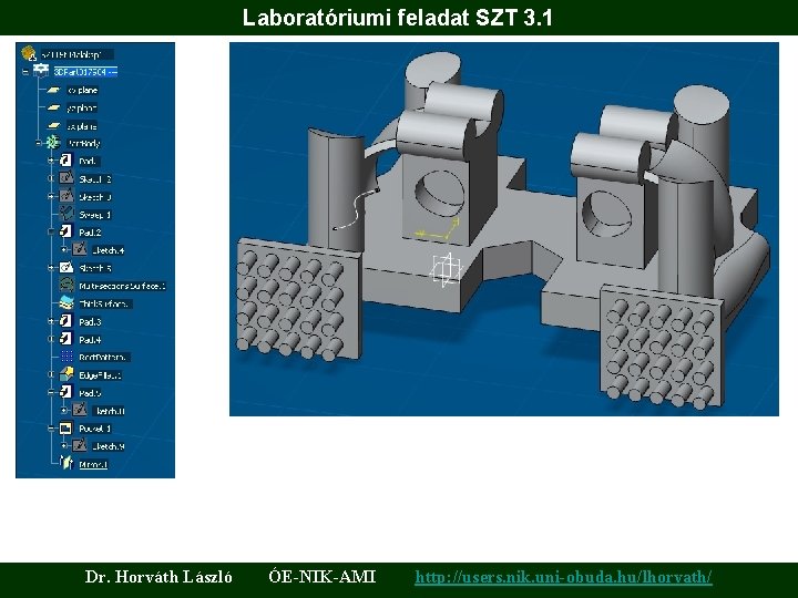 Laboratóriumi feladat SZT 3. 1 Dr. Horváth László ÓE-NIK-AMI http: //users. nik. uni-obuda. hu/lhorvath/