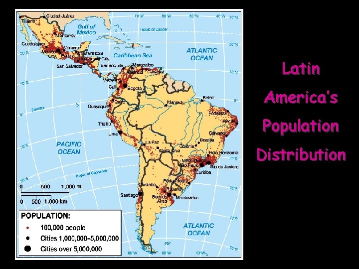 Latin America’s Population Distribution 