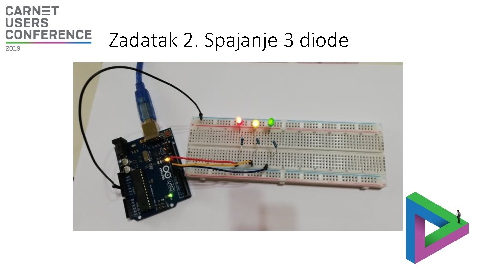 Zadatak 2. Spajanje 3 diode 