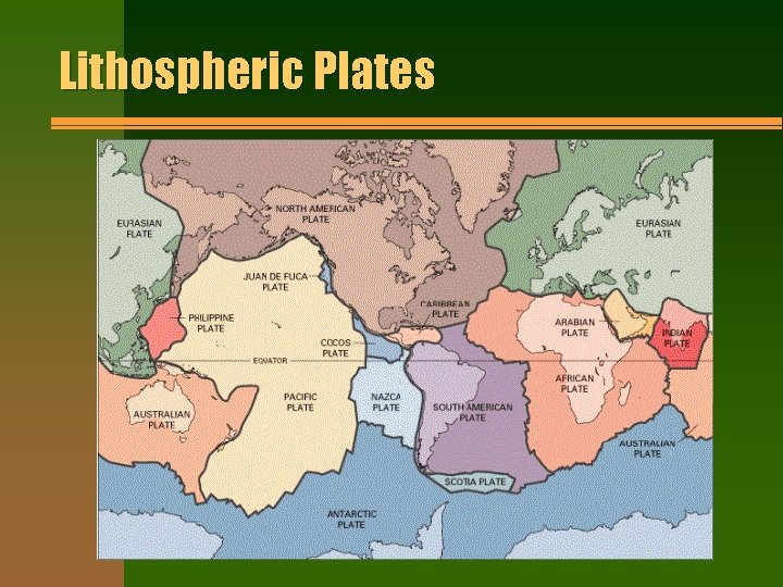 Lithospheric Plates 