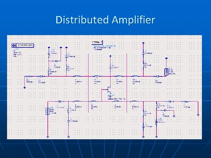 Distributed Amplifier 