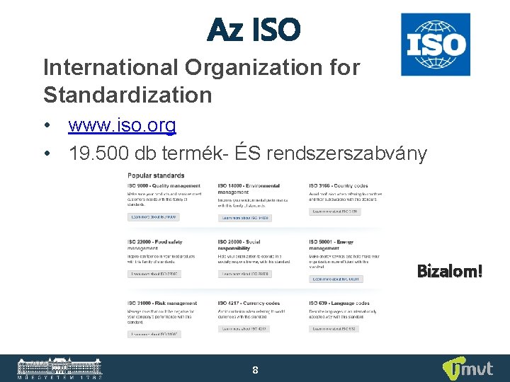 Az ISO International Organization for Standardization • www. iso. org • 19. 500 db