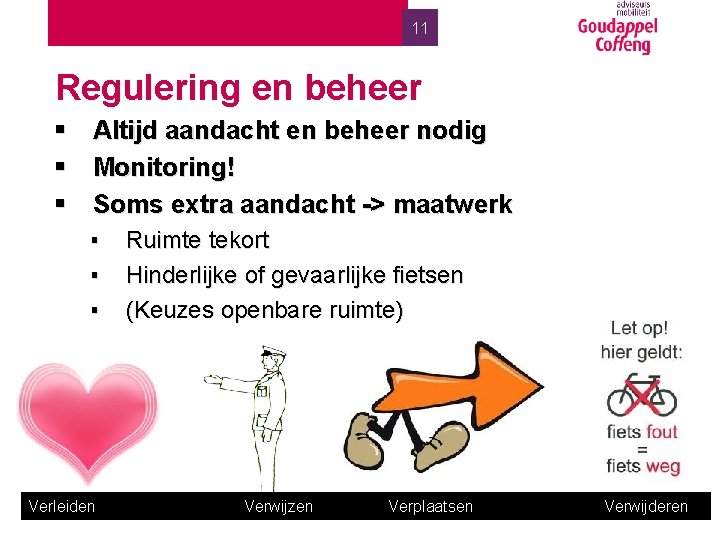 11 Regulering en beheer § Altijd aandacht en beheer nodig § Monitoring! § Soms