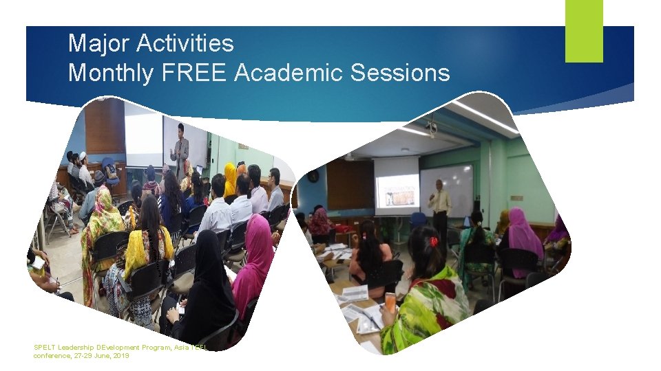 Major Activities Monthly FREE Academic Sessions thly A Mon cade essio mic S ns