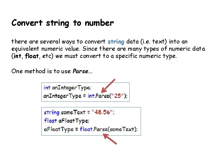 Convert string to number there are several ways to convert string data (i. e. Convert string to number there are several ways to convert string data (i. e.
