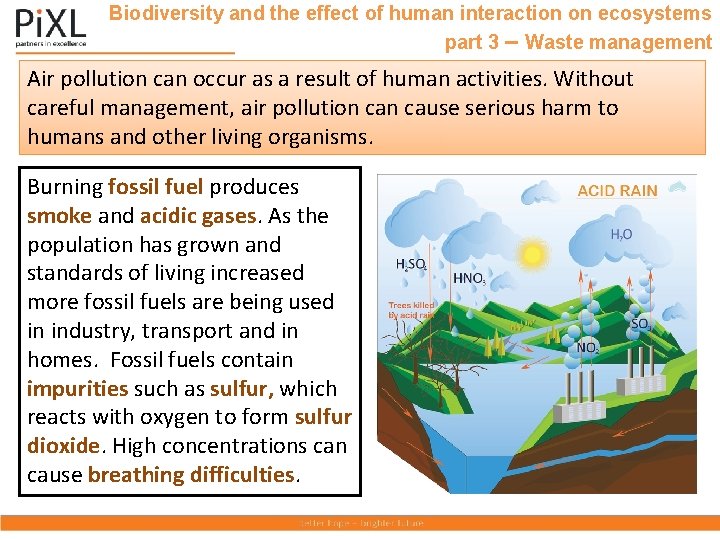 Biodiversity and the effect of human interaction on ecosystems part 3 – Waste management