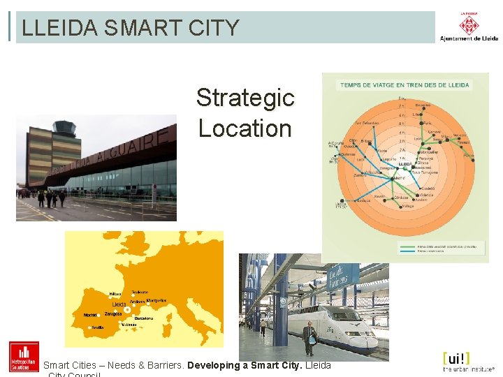 LLEIDA SMART CITY Strategic Location Smart Cities – Needs & Barriers. Developing a Smart