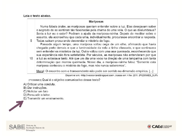 Sistema de Avaliação Baiano da Educação 