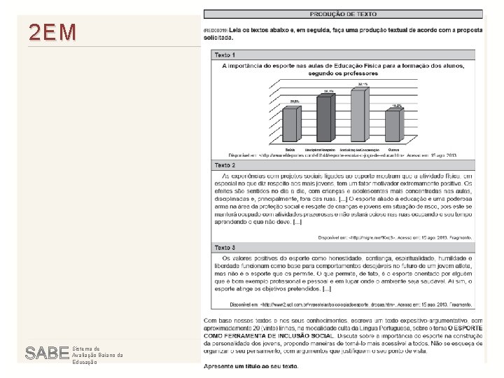 2 EM Sistema de Avaliação Baiano da Educação 