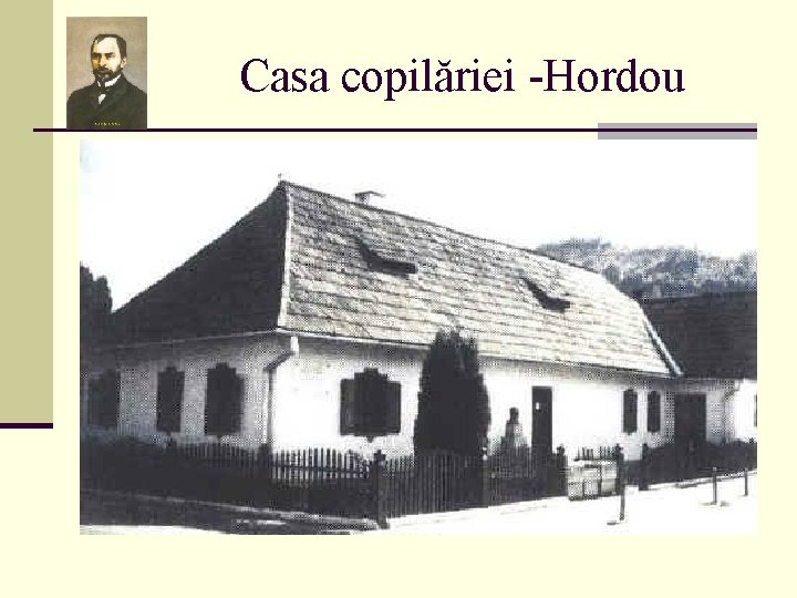 Casa copilăriei -Hordou 