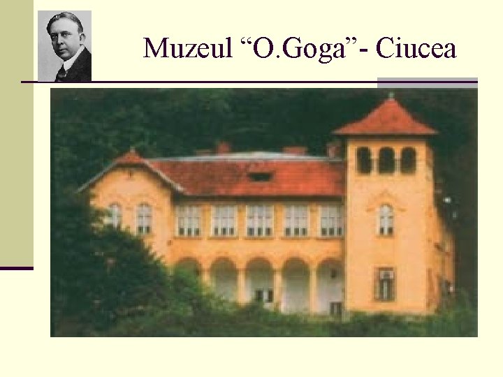 Muzeul “O. Goga”- Ciucea 