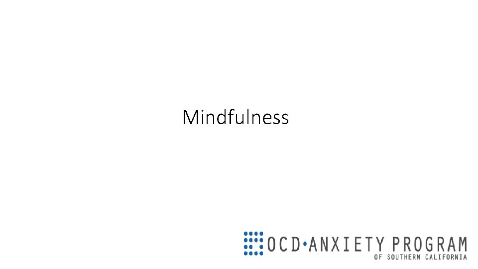 Mindfulness 
