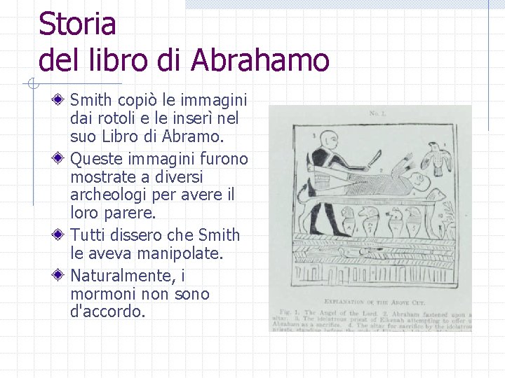 Storia del libro di Abrahamo Smith copiò le immagini dai rotoli e le inserì