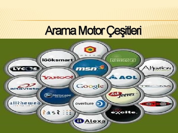 Arama Motor Çeşitleri 