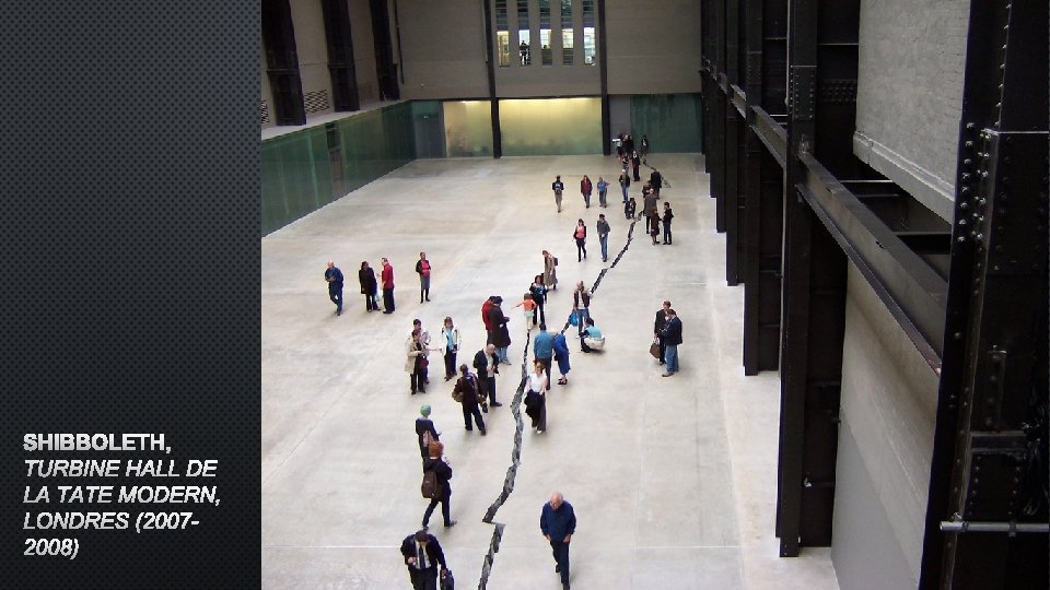 SHIBBOLETH, TURBINE HALL DE LA TATE MODERN, LONDRES (20072008) 