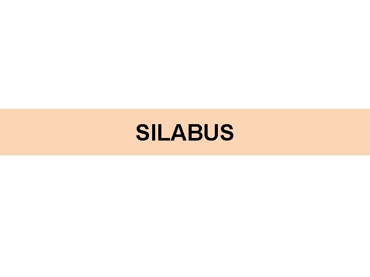 SILABUS 