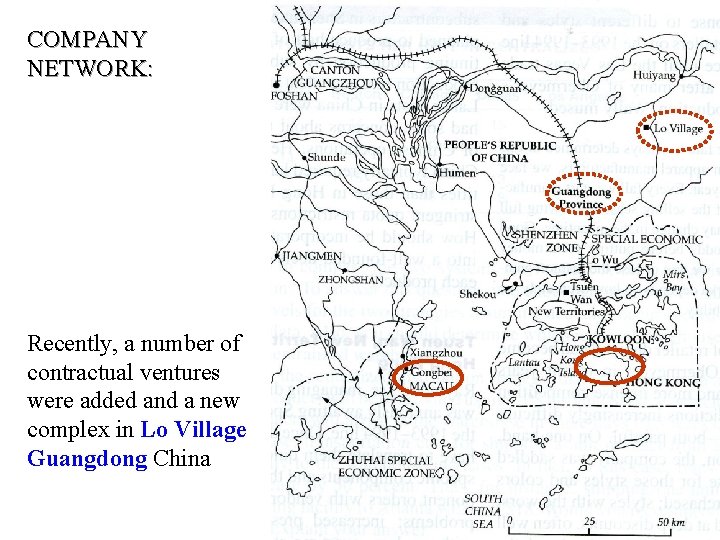 COMPANY NETWORK: Recently, a number of contractual ventures were added and a new complex