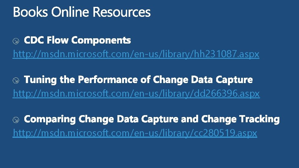 http: //msdn. microsoft. com/en-us/library/hh 231087. aspx http: //msdn. microsoft. com/en-us/library/dd 266396. aspx http: //msdn.