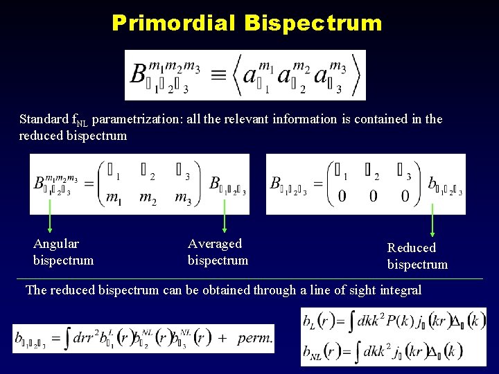 Primordial Bispectrum Standard f. NL parametrization: all the relevant information is contained in the