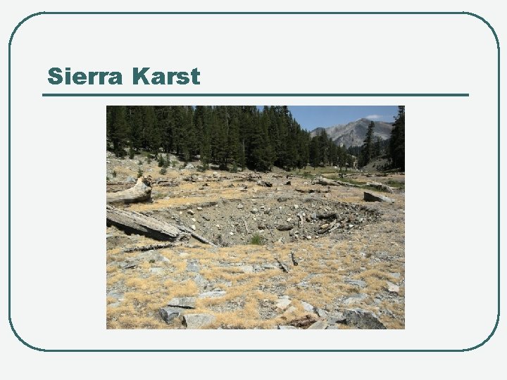 Sierra Karst 