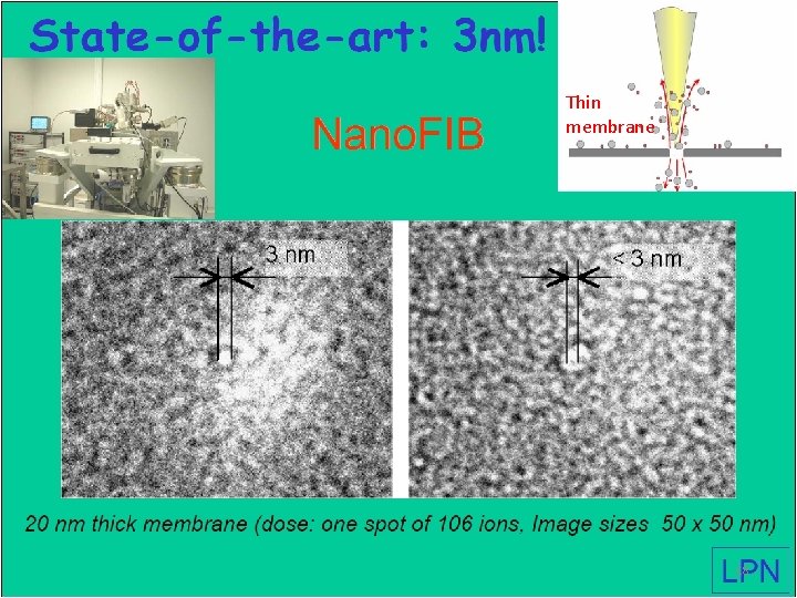 Thin membrane 18 