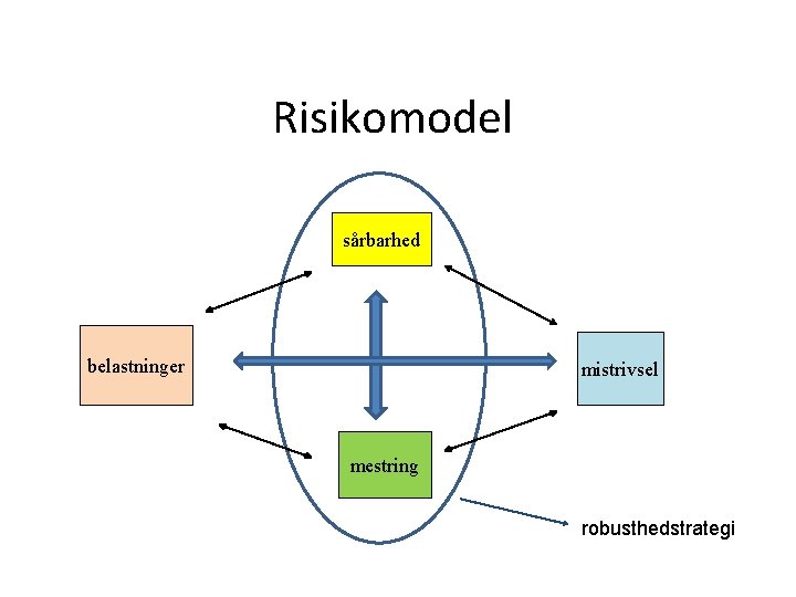 Risikomodel sårbarhed belastninger mistrivsel mestring robusthedstrategi 