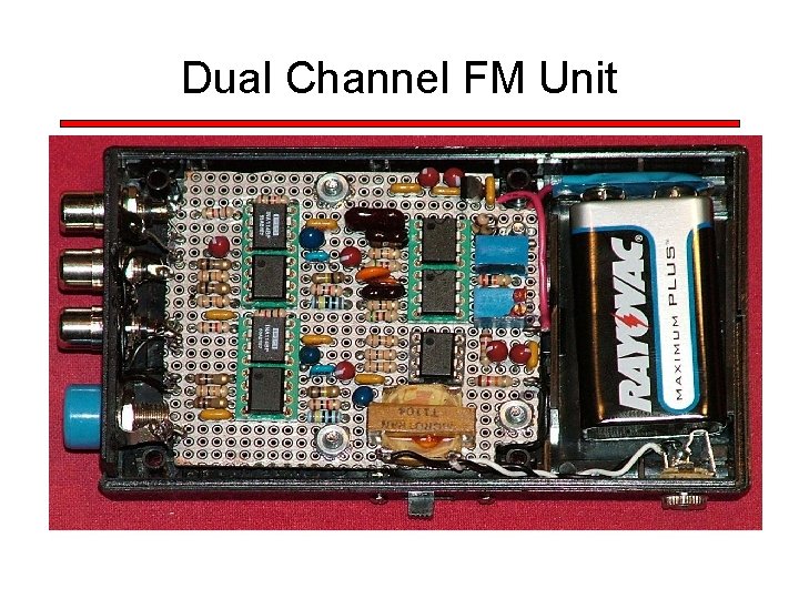Dual Channel FM Unit 