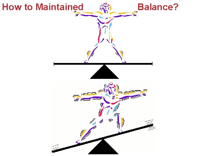How to Maintained Balance? How to Maintained Balance?