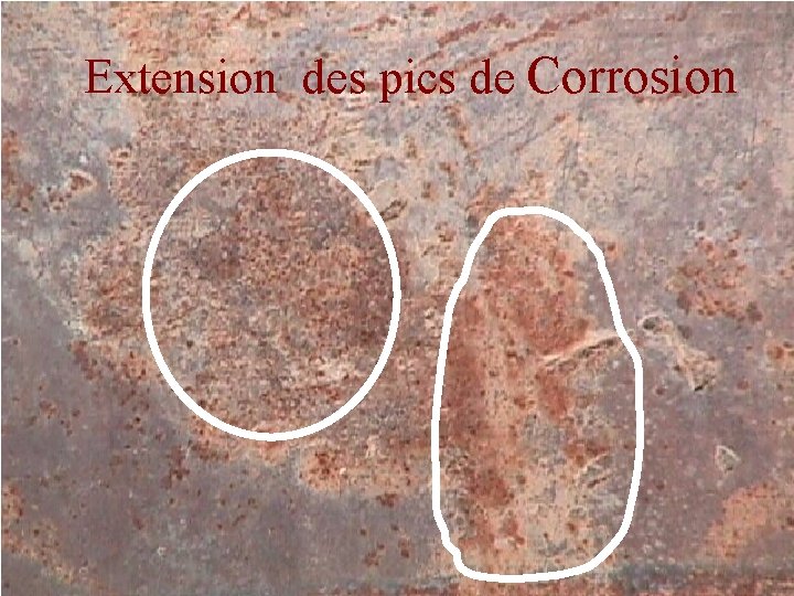 53 Extension des pics de Corrosion 11/30/2020 