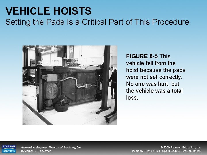 VEHICLE HOISTS Setting the Pads Is a Critical Part of This Procedure FIGURE 6