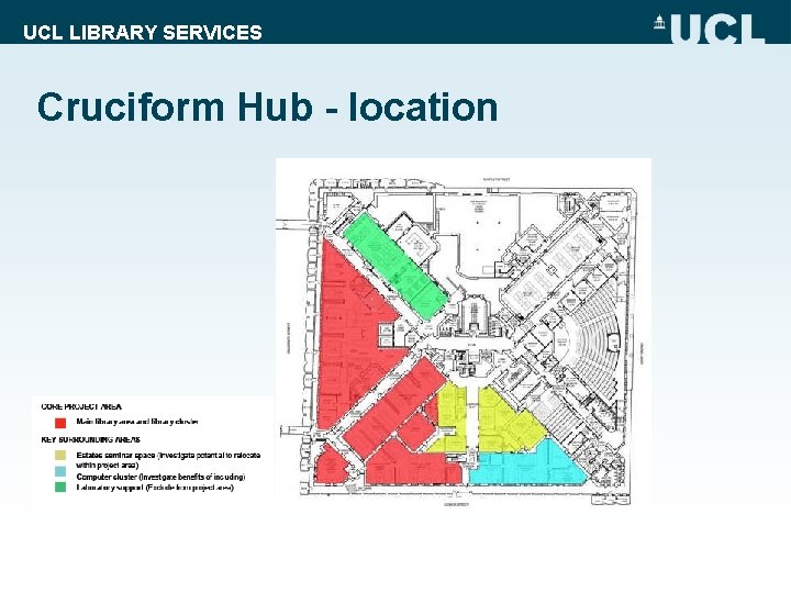 UCL LIBRARY SERVICES Cruciform Hub - location 