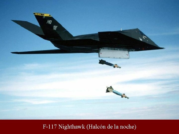 F-117 Nighthawk (Halcón de la noche) 