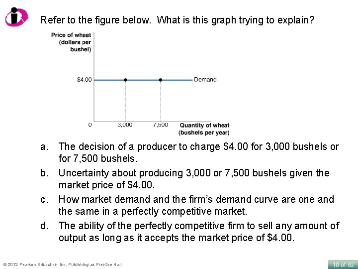 Refer to the figure below. What is this graph trying to explain? a. The