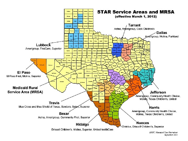 Geographic Distribution of Managed Care Delivery Models Page 7 