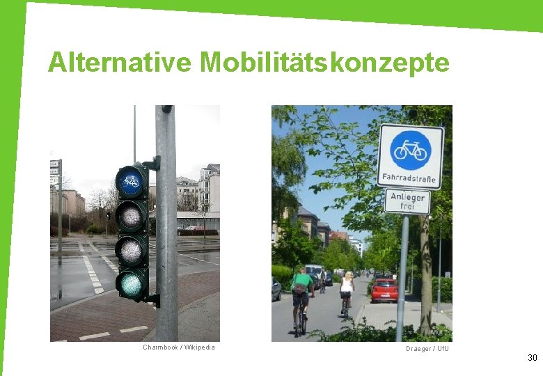 Alternative Mobilitätskonzepte Charmbook / Wikipedia Draeger / Uf. U 30 