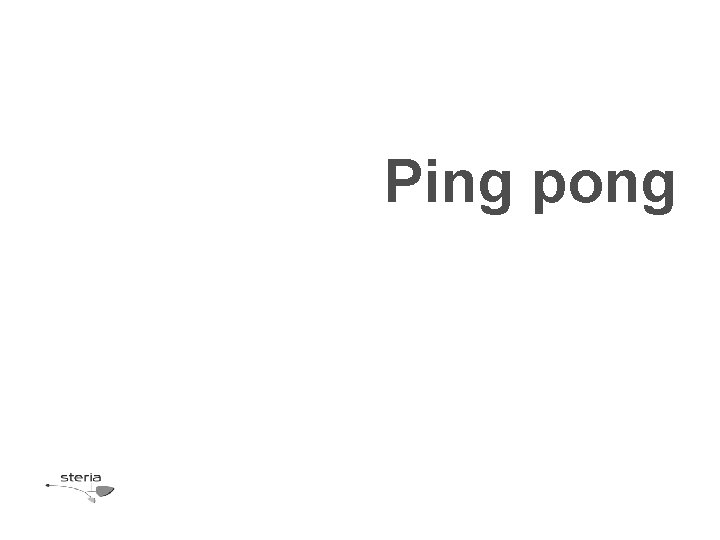 Ping pong 