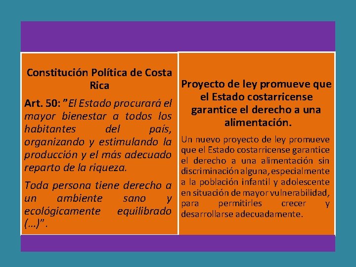  Constitución Política de Costa Proyecto de ley promueve que Rica el Estado costarricense
