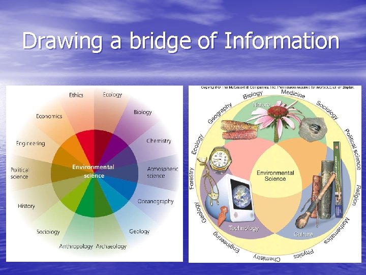 Drawing a bridge of Information 