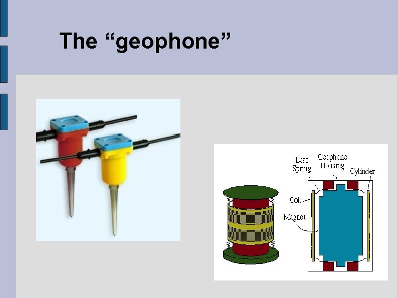 The “geophone” 