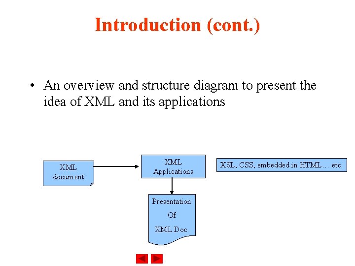 Introduction (cont. ) • An overview and structure diagram to present the idea of