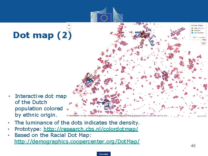 Dot map (2) • Interactive dot map of the Dutch population colored by ethnic