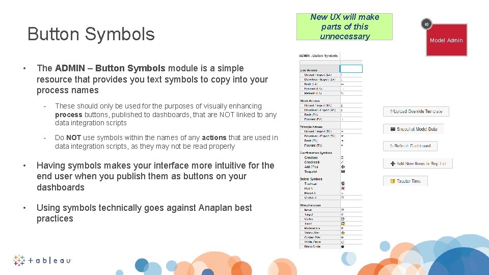 Button Symbols • The ADMIN – Button Symbols module is a simple resource that