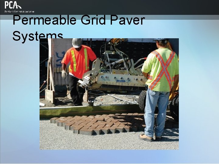 Permeable Grid Paver Systems 