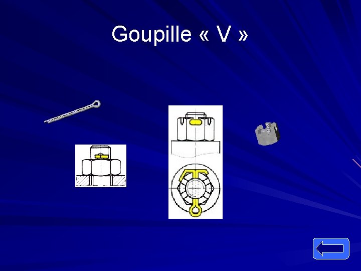 Goupille « V » 