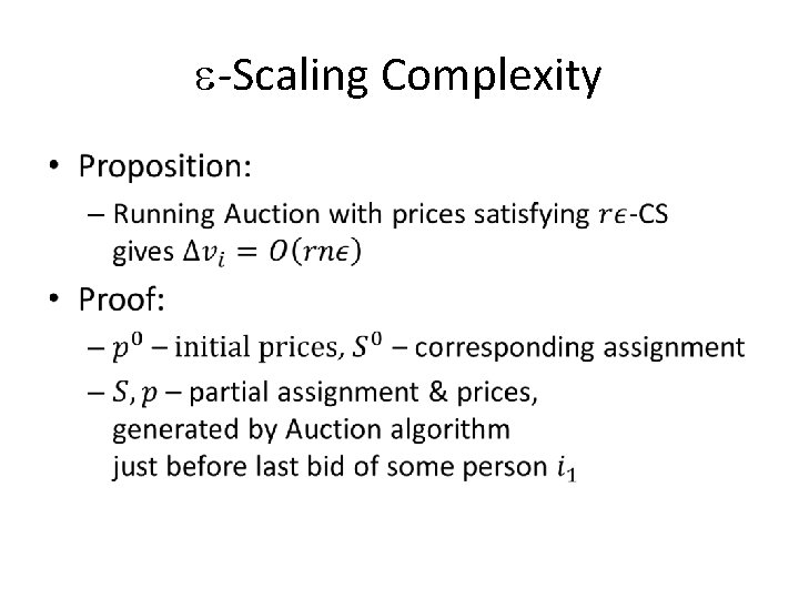 -Scaling Complexity • -Scaling Complexity •