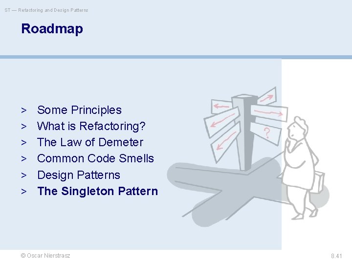 ST — Refactoring and Design Patterns Roadmap > Some Principles > What is Refactoring?