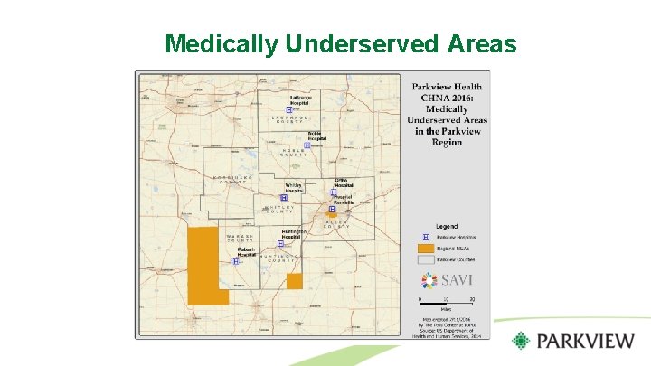 Medically Underserved Areas 